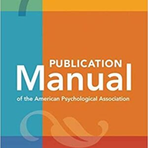 Publication Manual Of The American Psychological Association (2019, American Psychological Association) -9781433832178