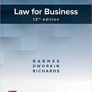 Law for Business (Irwin Business Law) 13th Edition