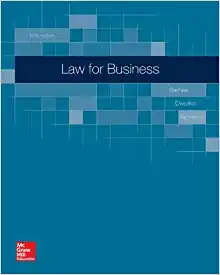 Law for Business 12th Edition by Barnes