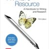 A Writer's Resource A Handbook For Writing and Research MLA 2016 UPDATE 5th Edition