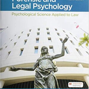 Forensic and Legal Psychology Psychological Science Applied to Law by Costanzo, Mark, Krauss, Daniel