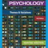 Psychology Themes and Variations by Wayne Weiten
