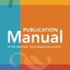 Publication Manual Of The American Psychological Association 7th Edition