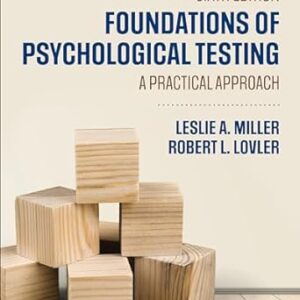 Foundations of Psychological Testing A Practical Approach 6th