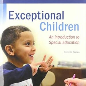 Exceptional Children An Introduction to Special Education 11th Edition