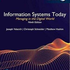 Information Systems Today Managing in the Digital World 9th Global Edition
