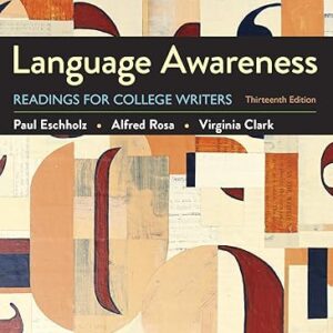 Language Awareness_ Readings for College Writers 12th edition