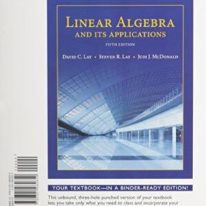 Linear Algebra and Its Applications 5E - Lay