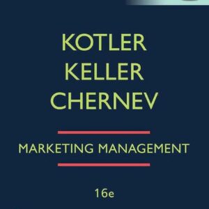 Marketing Management 16th Global Edition