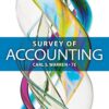 Survey of Accounting, 7th edition by Carl S. Warren