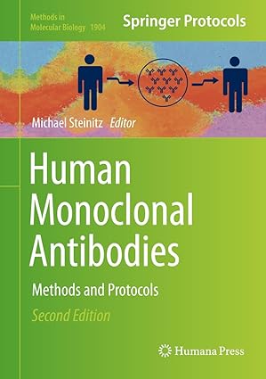 Human Monoclonal Antibodies Methods and Protocols  2nd Edition