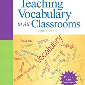 Teaching Vocabulary in All Classrooms Pearson Professional Development 5th Edition