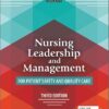 Nursing Leadership and Management for Patient Safety and Quality Care 3rd Edition